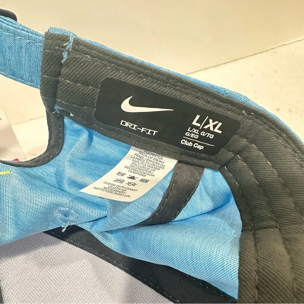 Nike Blue and Yellow Athletic Hat